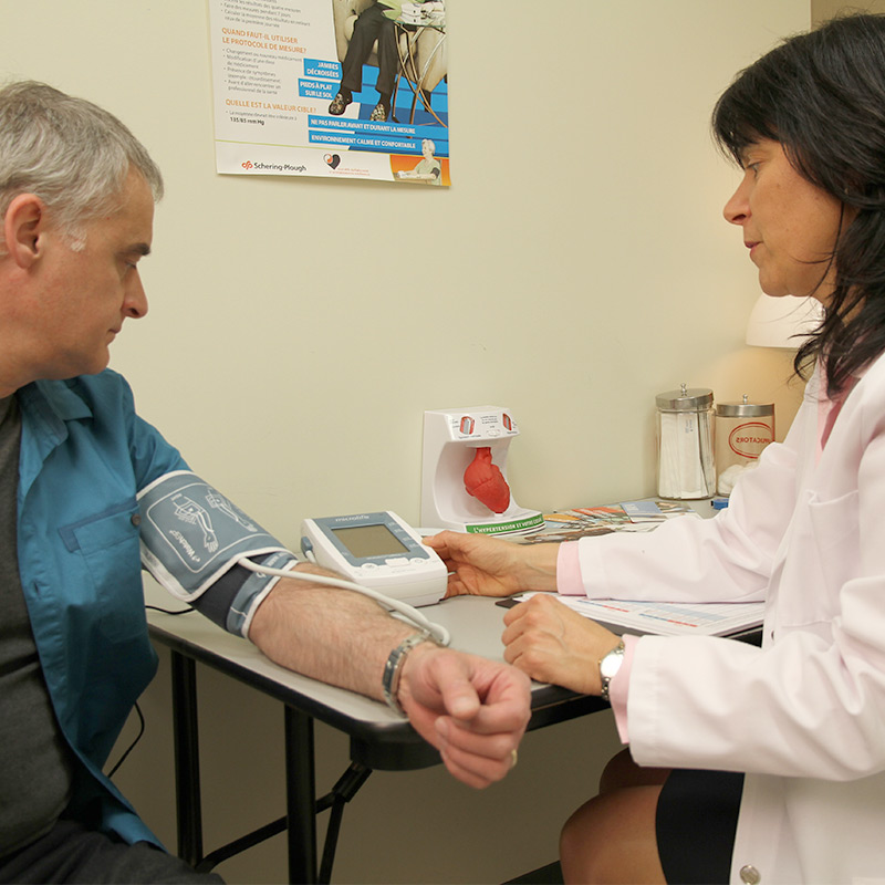 L'hypertension artérielle, examens et tests
